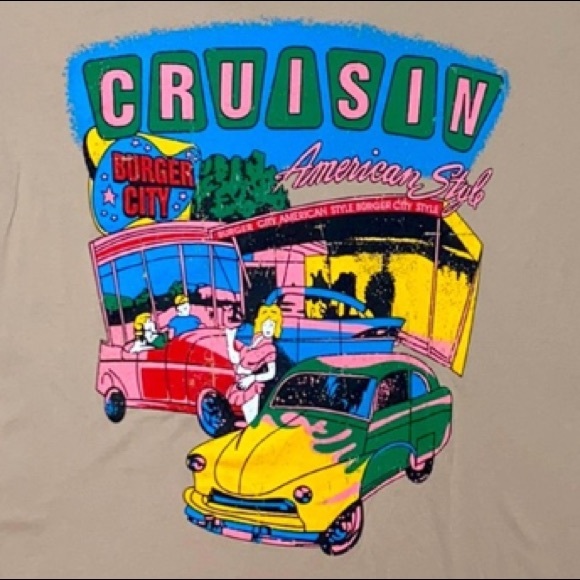 SHEIN Crusin American Style Graphic Shirt. Size Small Men’s. - Picture 7 of 10